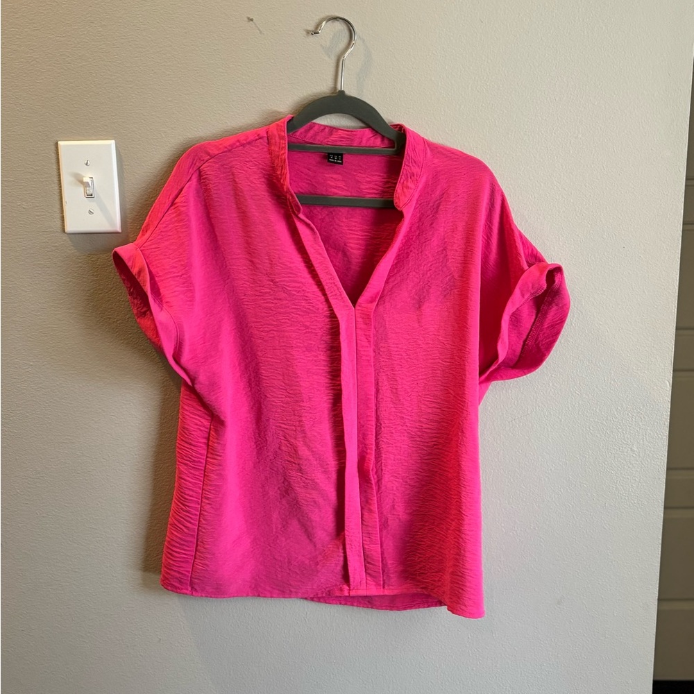 SHEIN Hot Pink Blouse